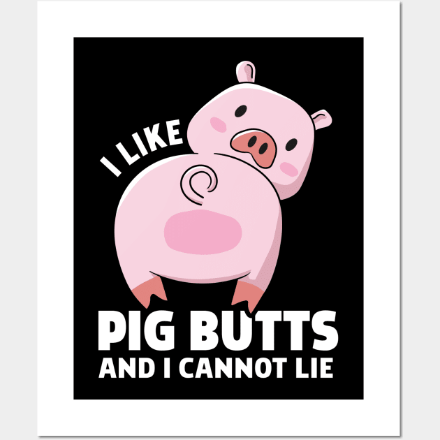 Pork Butt Pig BBQ Grilling Wall Art by Tobias Store